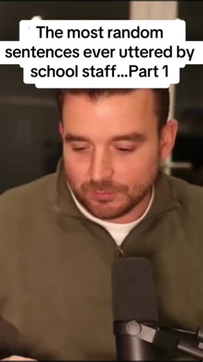 The most random sentences ever uttered by school staff…Part 1 - check out every podcast at www.2mrpspodcast.com #funny #podcast #podcastclips #teachers #schoollife #education #kids #school #schoolstaff #education | Adam Parkinson