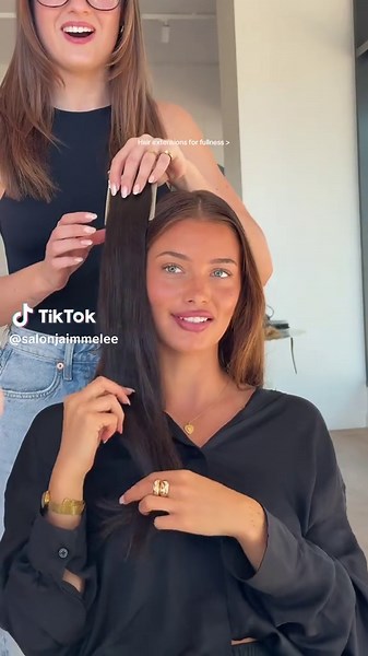 Seamless Hair Extensions for Fullness in Perth