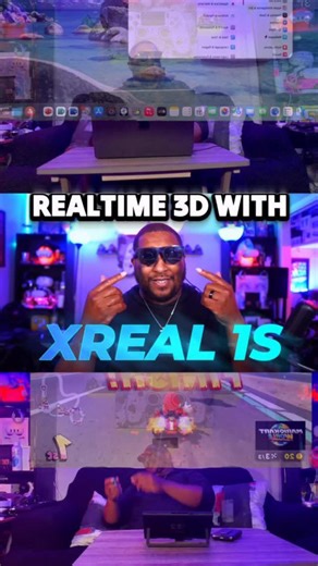 Make Every Screen 📱💻3D With XREAL‼️ @xreal_global just dropped the all new XREAL 1S and it LEVELS UP🔥 any device you plug it into 👏🏾 Not only can it turn any screen into a massive cinematic display, it can now also do real-time 2D → 3D conversion which means every app and game becomes that much more immersive 🚀 (XREAL One Pro As Well🤓⚡️) And with XREAL Neo, you can now charge and play at the same time🎉 and even now use XREAL glasses with Nintendo Switch1 & 2 🎮 No dock⚡️No TV⚡️ No compro