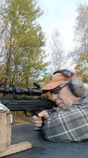 Ruger 10mm carbine, Win 180 FMJ, 100 yd accuracy