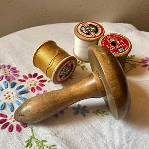 Vintage Wooden Darning Mushroom, Traditional Sewing Tool. Make Do and Mend! - Etsy