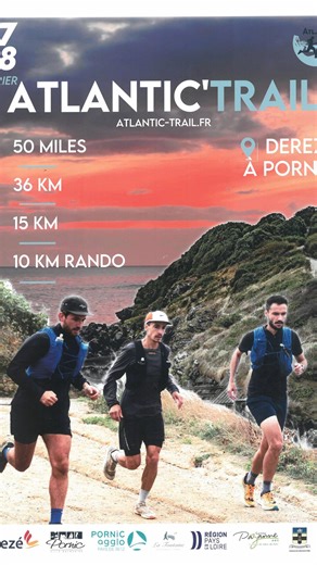 Le Trail fait son grand retour sur 8 Mont-Blanc ! 🏃‍♂️📺 La saison 2026 démarre fort avec la renaissance d’un monument : l’ @atlantic.trail Une course historique remise sur pied par une équipe de passionnés, que nous avons le plaisir de vous faire vivre en direct ! De Ville de Rezé à PORNIC AGGLO PAYS DE RETZ, plongez au cœur de l’effort avec un départ époustouflante à 4H et une prise d’antenne en bord de mer. 📍 Rendez-vous ce samedi 28 février dès 7h30 pour une immersion totale. Aux commentai