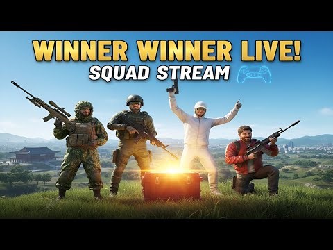 PUBG PS5 Squads - Live Gameplay & Wins (Console Edition)
