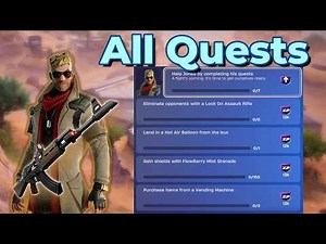 How to EASILY complete ALL Week 10 Weekly Quests #fortnite