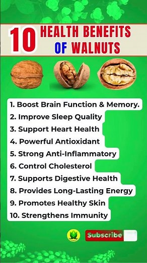 10 REASONS Why You Should EAT WALNUTS | The Secret To Better Memory And Better Sleep #walnuts