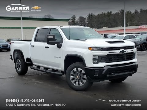 2026 Chevrolet Silverado 2500HD Custom MI Freeland, Sanford, Bay City, Beaverton