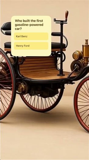 🚗 Quiz #20 The First Gasoline Car 🚗