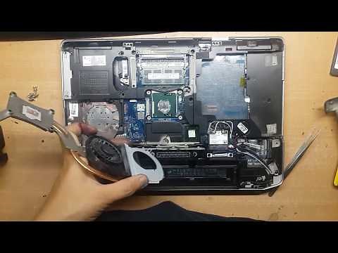 Dell E6420 Disassembly and Fan cleaning