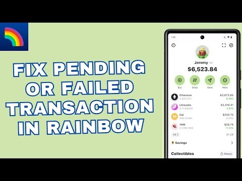 How to Fix Pending or Failed Transaction in Rainbow Wallet 2026?