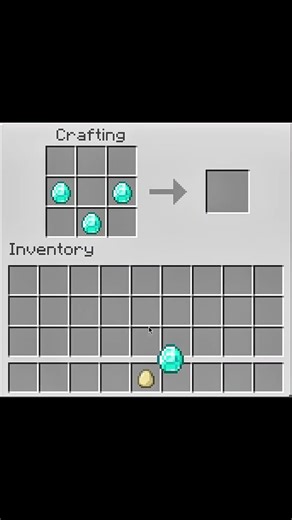 Minecraft me craft a diamond agg #minecraft #mcpe #shorts