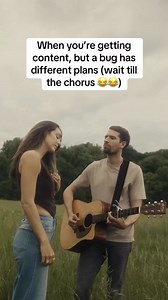 The bug kinda ruined the moment for this beautiful love song..😂🐛🦟 #music #singersongwriter #singers #harmony #newmusic #countrymusic #duo #lovesongs #love | SmithField