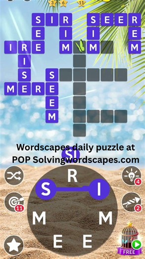 Wordscapes daily puzzle july 24 Answers