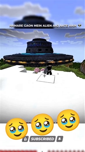 “हमारे गाँव में ALIEN आ गए 😱 Minecraft Alien Attack Gameplay 🛸”#minecraft