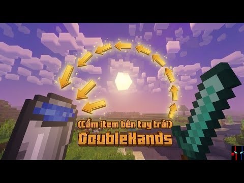 DoubleHands | Cầm item bên tay trái | Minecraft PE/Bedrock
