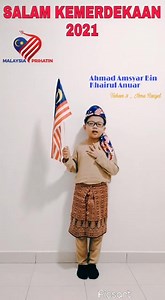 Pertandingan Video Pendek Merdeka 🎥 Video yang mendapat like terbanyak dikira pemenang🎊🎉 🎊🎉Hadiah wang tunai menanti anda🎁🎁🎁 📲 Jom kita sokong bakat anak didik SRARAH 📝 Ahmad Amsyar bin Khairul Anuar UNDIAN DITUTUP PADA 10 Sept 2021 TEPAT 11.59 MALAM. #SRARAH #Merdeka64tahun #Malaysiatanahtumpahdarahku #malaysiaprihatin2021 | SRAR Al-Hijrah, Taman Sekiah Makmur