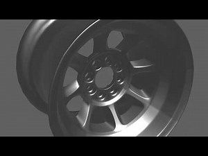 【3DCG】旧車ホイール ハヤシストリート風 HAYASHI street Wheel blender