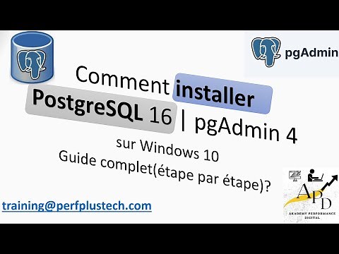 Comment installer PostgreSQL 16 | pgAdmin 4 sur Windows 10 Guide complet(étape par étape)?
