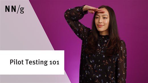 Pilot Testing in UX Research (Video)