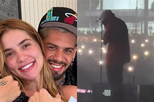Vídeo: Zé Felipe chora em show após término com Virginia Fonseca