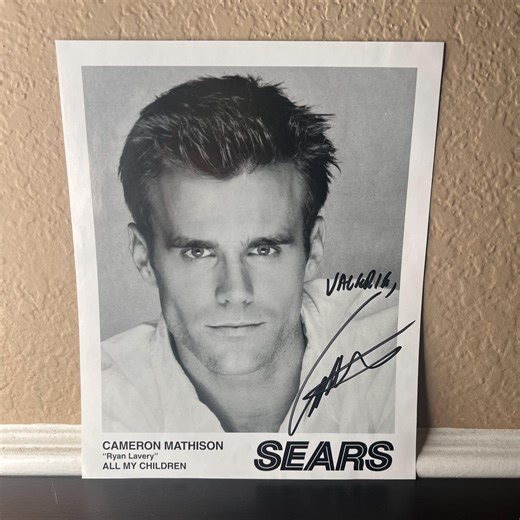 Vintage Tous mes enfants Ryan Lavery autographe Cameron Mathison 8 x 10 - Etsy France