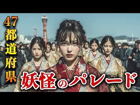 【超リアル】全国47都道府県妖怪パレード！日本伝説の怪異たち