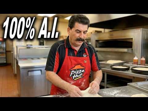 Historical Figures as Fast Food Workers (A.I. Video)