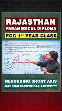What is Recording Short Axis Cardiac Electrical Activity..? 🔴RPMC ECG 1st Year Online Class🔴#rpmc
