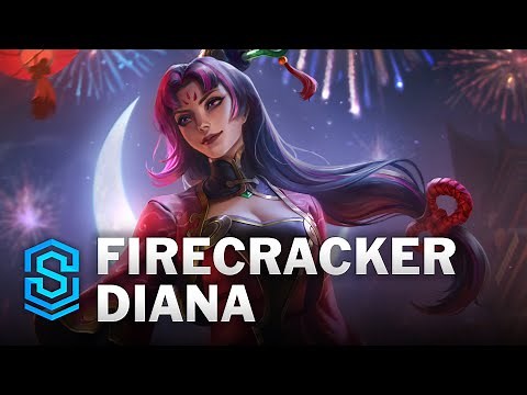 Firecracker Diana Skin Spotlight - League of Legends