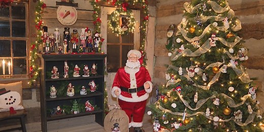 Ghost Town of Findlay gets Christmas makeover, brightening up the replica old west town