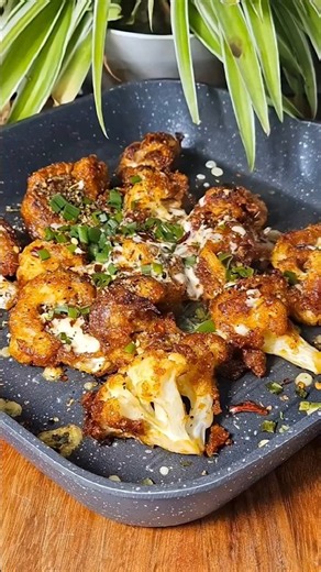 Why This Is The Best Way To Eat Cauliflower #cooking #shorts #delicious