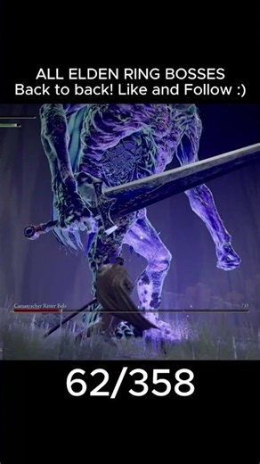 ALL ELDEN RING BOSSES Back to Back 62/358!
