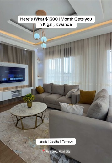 3 Bedroom Apartment for Rent in Kimironko, Kigali for $1300