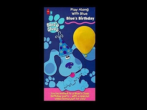 Blue's Clues: Blue's Birthday VHS Opening