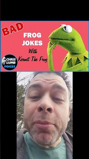 Bad Frog Jokes with Kermit The Frog #impression #kermit #muppets #jokes #frog