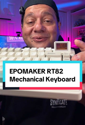 The EPOMAKER RT82 Mechanical Keyboard looks absolutely awesome! And it’s SUPER QUIET! #tinoreviews #epomaker #tiktokshopholidayhaul #newyearnewme #tiktokshopcreatorpicks