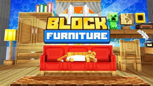 [Add-On]积木家具 Add-On 1.0-我的世界市场包免费下载-Minecraft Marketplace Block Furniture Add-On