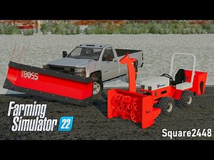 Snow Removal With Ventrac Tractor & Silverado! | FS22