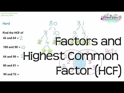 Factors and Highest Common Factor (HCF) | Revision for Maths GCSE and iGCSE