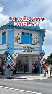 Come feel like ✨old money✨here at Singapore’s first LV cafe! We visited the Louis Vuitton x Murakami pop up for girl lunch and enjoyed the prettiest matcha cookies and coffee. For something refreshing, try their Butterfly Lemonade, which comes in a gorgeous LV cup! #louisvuitton #louisvuittoncafe | Eatbook.sg