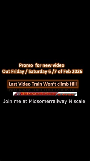 Promo for this week hill climb #modeltrainlayout #modeltrains #steamlocomotive