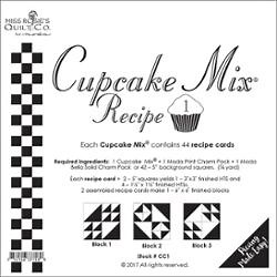 Cupcake Recipe 1 44ct CC1 Moda #1 at Moda Fabrics + Supplies