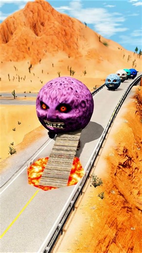 Big & Small Moon Monster Cars - BeamNG.Drive