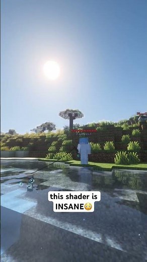 insane SHADER! i found in CURSEFORGE! #minecraft #shaders #foryou #realistic