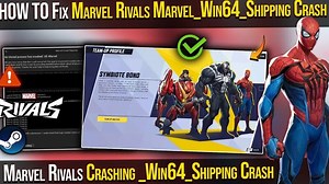 Fix Marvel Rivals Marvel_Win64_Shipping Crash Error On PC
