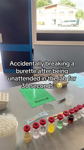 Accidental Burette Break in Titration Experiment