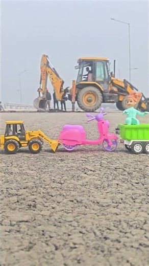 RC JCB Excavator VS dumper truck loader UNBOXING 😱 control 2ta mini RC UNBOXING