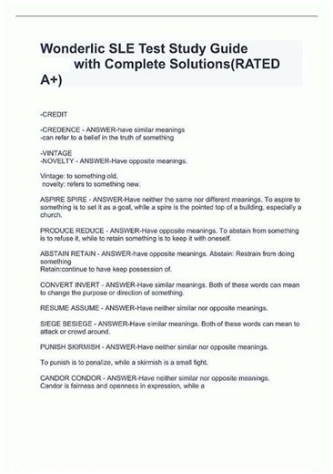 Latest Wonderlic Test With All Questions and Answers1318 video