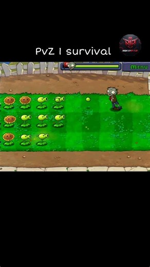 Plants vs Zombies survival | #PlantsVsZombies #NoCommentary #Gameplay #Walkthrough #RoughLeaguePlayz