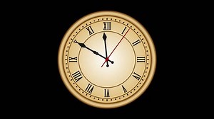 Animated Countdown Roman Numeral Wall Clock Stock Footage Video (100% Royalty-free) 3400447695 | Shutterstock