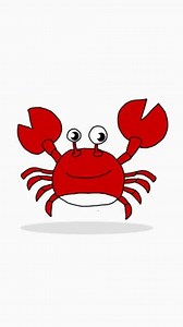 Vertical Cartoon Animation Red Crab Stock Footage Video (100% Royalty-free) 3963221253 | Shutterstock